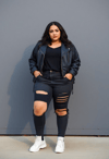 Urban Edge: Edgy Plus Size Street Style