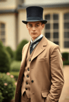 Elegance Personified: A Gentleman in a Morning Coat