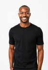 Charming Charisma: Man in Classic Black