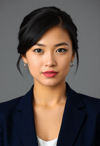 Poised and Polished: Professional Headshot of a Young Executive