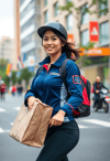 Energetic and Efficient: Courier on the Go