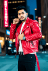 Vermillion Vibes: Urban Sophistication