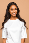Elegance in Simplicity: The White Tee Look