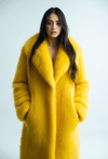 Mystical Allure: Enveloped in Midnight Blue Fur