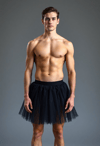 Graceful Poise of a Male Ballet Dancer