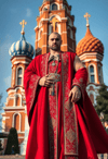 Majesty in Crimson: The Elegance of the Patriarch