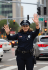 In Command on the Crosswalk