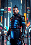Neon Samurai: Guardian of the Cyber Streets