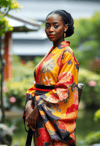 Elegant in Silk: A Modern Take on Traditional Kimono