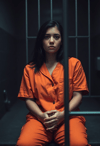 Solitary Reflection: A Moment of Sadness in Prison