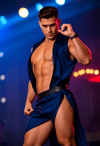 Mystical Man in Midnight Blue