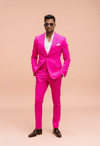 Bold and Bright: The Daring Pink Suit