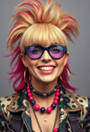 Retro Revival: The Funky Mullet Enthusiast