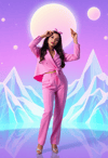Pastel Prism: Futuristic Frontier