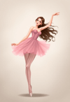 Graceful Ballerina in Motion