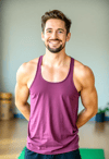 Energetic Clarity: Male Instructor Embodies Vitality