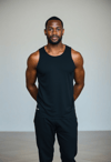 Dynamic Focus: Male Instructor in Mindful Meditation