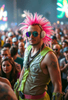 Futuristic Beats: A Visionary Festival Style