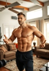 Fitness Influencer's Bright Workout Routine