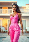 Summer Glam: Bold and Beautiful at the Beach House