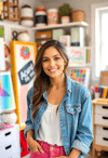 Artistic Influencer's Vibrant Studio