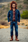 Adventurous Spirit: The Free-Flowing Mullet Adonis
