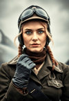 Brave Female Aviator of WWII