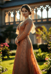 Lady of Leisure in a Victorian Garden