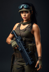 Stealth and Strength: Latina Rambo in Action