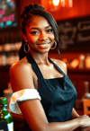 Elegant Mixologist in Action