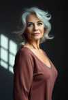Dramatic Elegance: Glamour Portrait