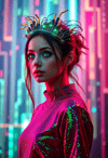 Neon Princess of Virtual Reality