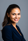 Confident Young Professional with Intense Gaze