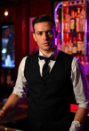 Suave Gentleman Behind the Bar