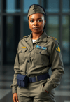 Valor in Uniform: Portrait of a Female Officer