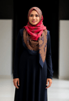 Elegant Muslim Woman in Vibrant Hijab