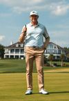 Prestige on the Fairway: Elite Golfer Portrait