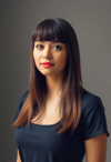 Casual Glamour with Seamless Bangs