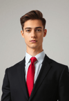Authoritative Male Figure in a Formal Ensemble