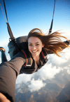 Her Daring Leap into the Sky