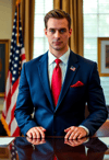 Visionary Leader in Command of the Oval Office