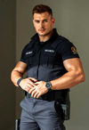The Alluring Protector in Tactical Black
