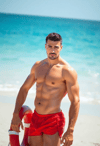 Confident Lifeguard Standing Strong