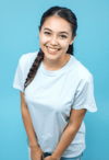 Charming Grace in a Basic White Tee
