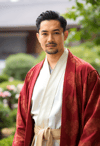 Timeless Elegance: A Stately Gentleman in Kimono