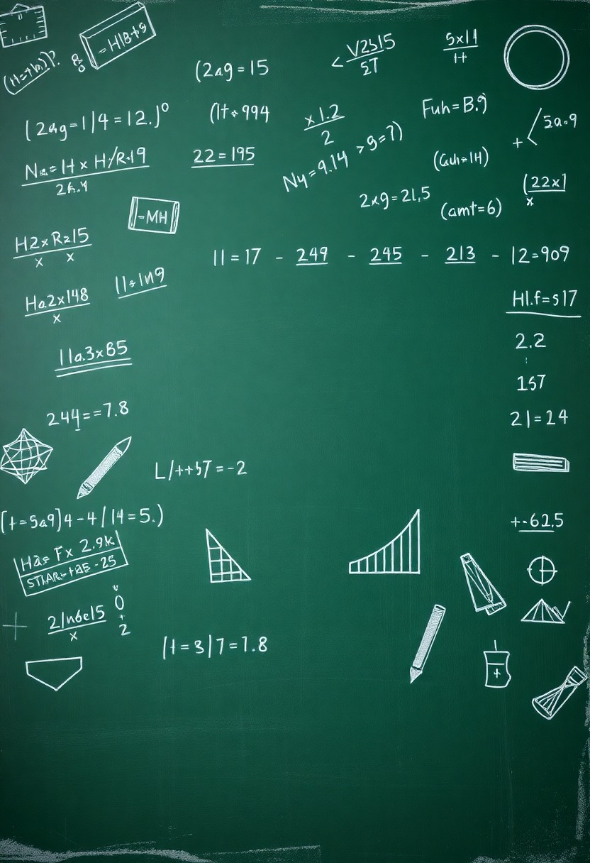 Chalkboard Dreams: A Classic School Days Backdrop