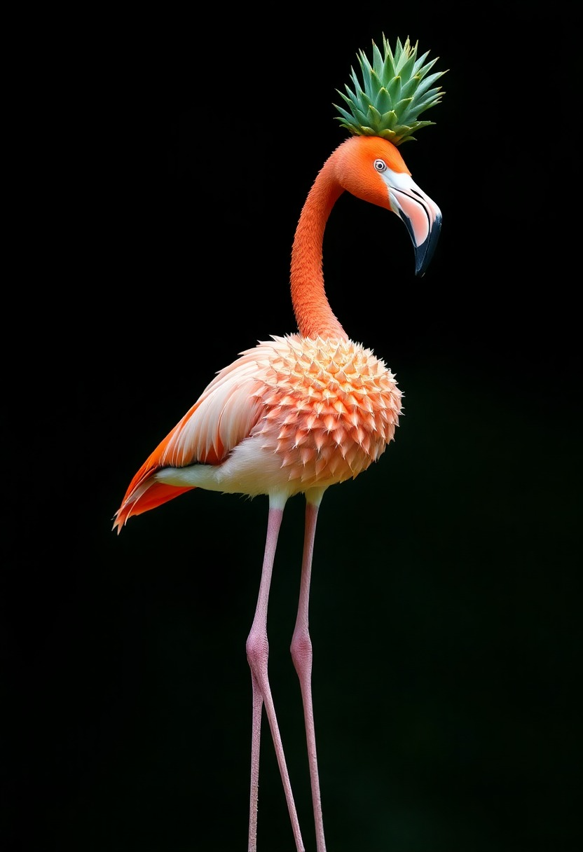 Flamingo Pineapple: The Tropical Standing Grace