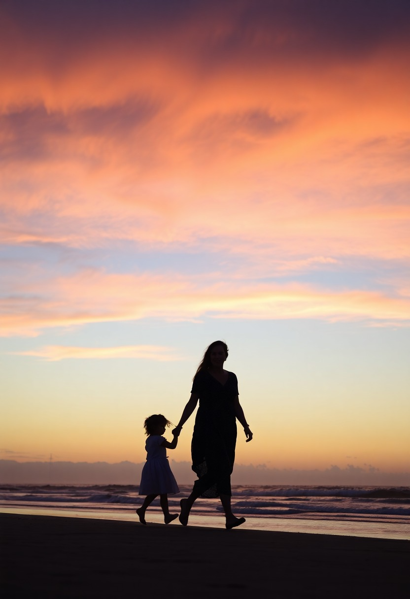 Sunset Stroll: A Mother's Day Walk