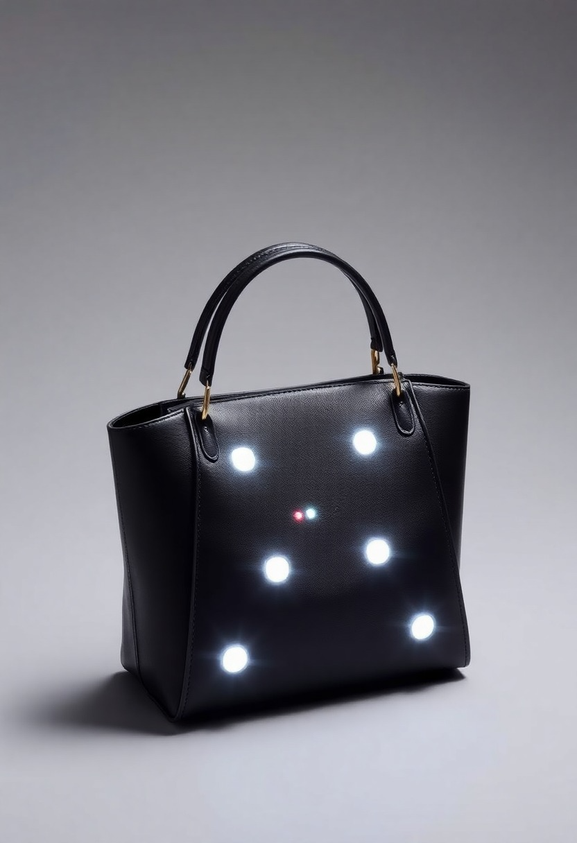 Luminescent Evening Handbag with LED Accents