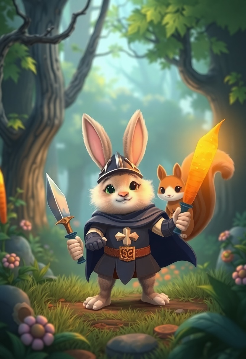 Sir Fluffykins and the Quest for the Legendary Carrot